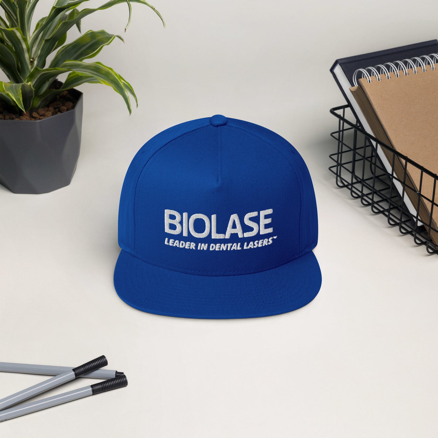 Biolase Logo Flat Bill Cap